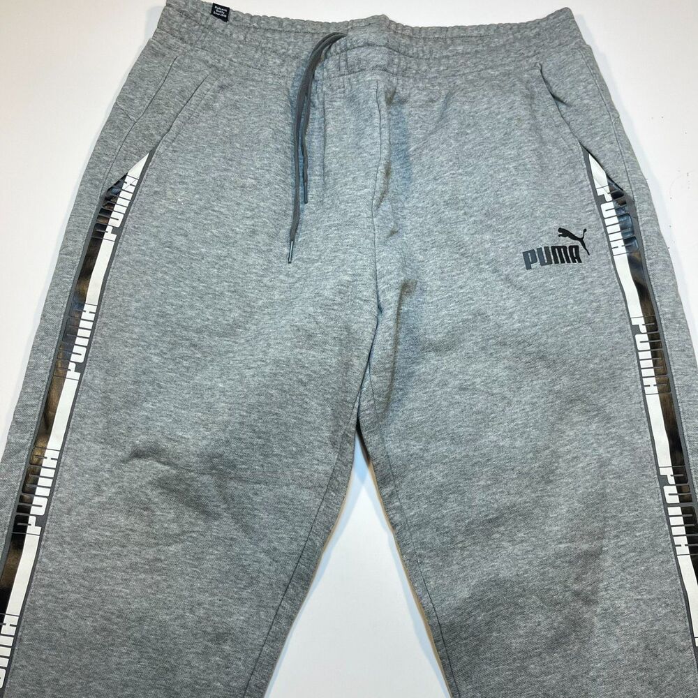 PUMA Athletic Sweat Pants Sweats Joggers Sweatpants Sz Mens L